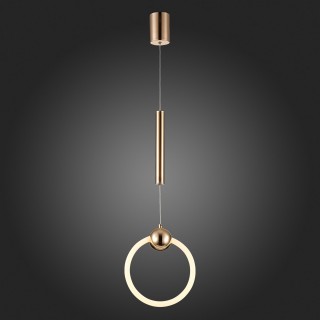 SL1578.203.01 Подвес ST-Luce Золотистый/Золотистый, Белый LED 1*15W 3000K GIERA-foto7