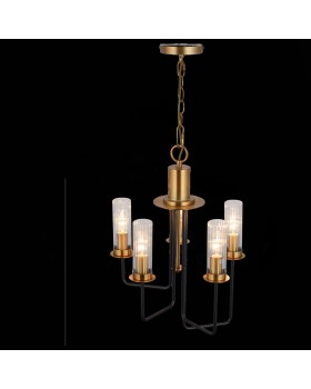 SL336.303.05 Люстра подвесная ST-Luce Коричневый, Бронза/Бежевый E14 5*60W DELAVERA-foto26