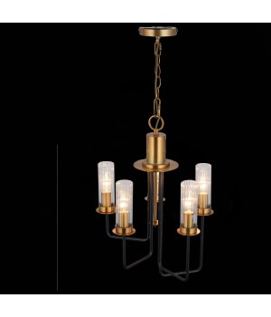 SL336.303.05 Люстра подвесная ST-Luce Коричневый, Бронза/Бежевый E14 5*60W DELAVERA-foto26