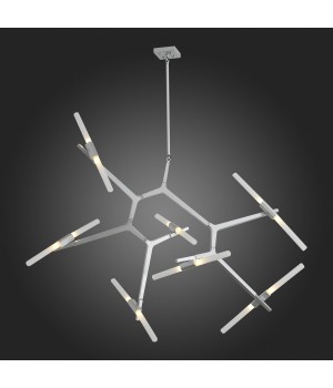 SL947.102.14 Люстра потолочная ST-Luce Серебристый/Белый G9 14*5W LACONICITA-foto6