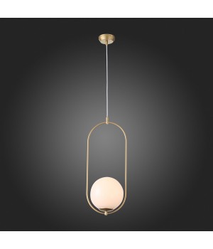 SL1118.203.01 Светильник подвесной ST-Luce Золотистый/Белый E27 1*40W PENOLO-foto7