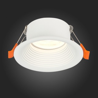 ST202.508.01 Св-к встр. Мат. белый GU10 1*50W  D89xH40 220V Без ламп MOBARRA-foto7