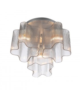 SL117.102.03 Люстра потолочная ST-Luce Серебристый/Прозрачный E27 3*60W ONDE-foto11