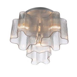 SL117.102.03 Люстра потолочная ST-Luce Серебристый/Прозрачный E27 3*60W ONDE-foto11