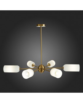 SL1180.202.06 Люстра потолочная ST-Luce Золотистый/Белый E14 6*40W TREVISO-foto3