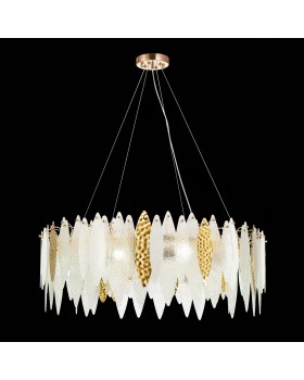 SL1224.203.10 Люстра подвесная ST-Luce Золотистый/Прозрачный, Белый E14 10*60W LASTRA-foto8