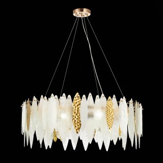 SL1224.203.10 Люстра подвесная ST-Luce Золотистый/Прозрачный, Белый E14 10*60W LASTRA-foto8