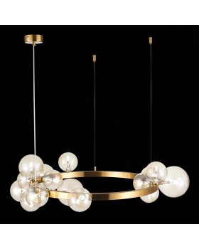 SL1165.302.15 Светильник подвесной ST-Luce Бронза/Коньячный G4 15*5W NECTON-foto7