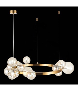 SL1165.302.15 Светильник подвесной ST-Luce Бронза/Коньячный G4 15*5W NECTON-foto7