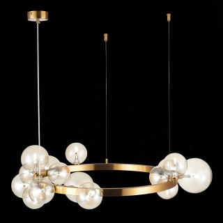 SL1165.302.15 Светильник подвесной ST-Luce Бронза/Коньячный G4 15*5W NECTON-foto7