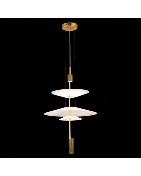 SL6101.213.01 Люстра подвесная ST-Luce Золотистый/Белый LED 1*15W 3000K Isola-foto4
