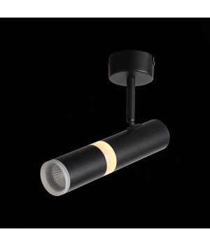 ST106.402.08 Светильник потолочный Черный LED 1*8W 3000K 624Lm Ra>80 D50xH165 170-240V ESCOPIO-foto7