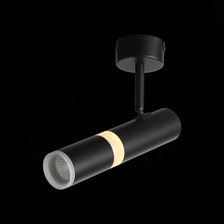 ST106.402.08 Светильник потолочный Черный LED 1*8W 3000K 624Lm Ra>80  D50xH165 170-240V ESCOPIO-foto7