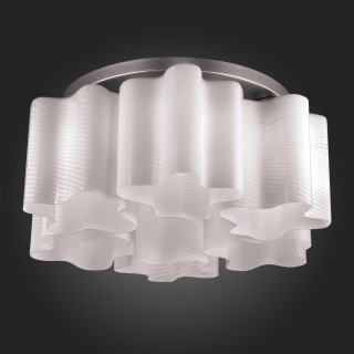 SL117.502.06 Люстра потолочная ST-Luce Серебристый/Белый с полосками E27 6*60W ONDE-foto3