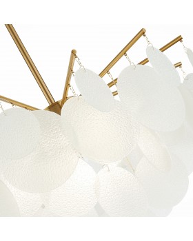 SL1231.302.06 Люстра потолочная ST-Luce Латунь/Белый E14 6*60W Vittoria-foto3