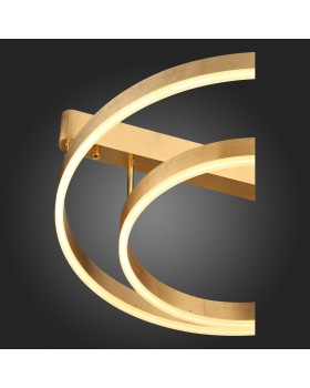 SL944.202.02 Люстра потолочная ST-Luce Анодированный золотой/Белый LED 1*34W 3000K-6000K ONZE-foto3