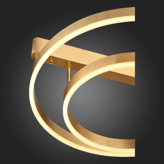 SL944.202.02 Люстра потолочная ST-Luce Анодированный золотой/Белый LED 1*34W 3000K-6000K ONZE-foto3