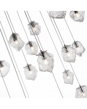 SL1175.103.18 Светильник подвесной ST-Luce хром/прозрачный E14 18*40W Portici-foto3