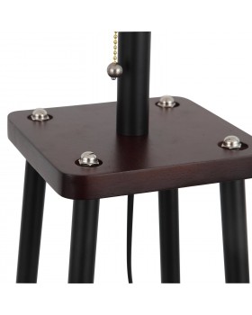 SLE302.405.01 Торшер ST-Luce Черный, Коричневый/Бежевый E27 1*40W (из 2-х коробок) MENOLA-foto3