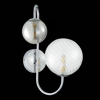 SL1124.101.02 Бра ST-Luce Хром/Дымчатый, Прозрачный G9 2*5W VINETTO-foto6