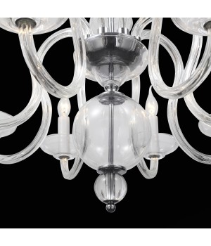 SL757.103.08 Люстра подвесная ST-Luce Хром, Прозрачный/Прозрачный E14 8*40W NINFA-foto5
