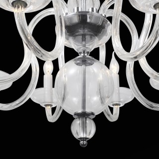 SL757.103.08 Люстра подвесная ST-Luce Хром, Прозрачный/Прозрачный E14 8*40W NINFA-foto5