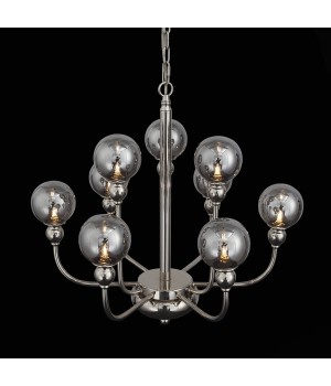 SL552.103.09 Люстра подвесная ST-Luce Никель/Дымчатый G9 9*5W FUNHI-foto4