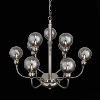 SL552.103.09 Люстра подвесная ST-Luce Никель/Дымчатый G9 9*5W FUNHI-foto4