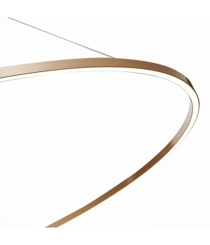 ST605.243.72 Светильник подвесной ST-Luce Золотистый/Белый LED 1*72W 4000K ST605 DOWN-foto3