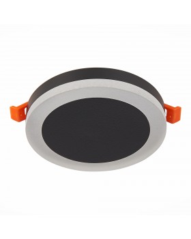 ST104.442.06 Светильник потолочный Черный LED 1*6W 4000K 468Lm Ra>80 120° IP20 D110xH20 170-240V CIAMELLA-foto2