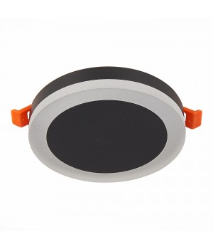 ST104.442.06 Светильник потолочный Черный LED 1*6W 4000K 468Lm Ra>80 120° IP20 D110xH20 170-240V CIAMELLA-foto2