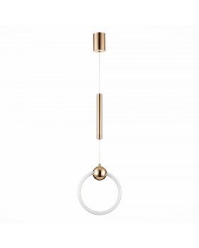 SL1578.203.01 Подвес ST-Luce Золотистый/Золотистый, Белый LED 1*15W 3000K GIERA-foto2