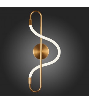 SL6102.301.10 Светильник настенный ST-Luce Латунь/Белый LED 1*10W 4000K Sagrato-foto5