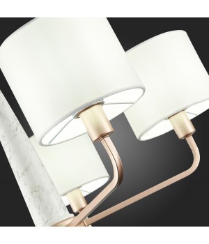 SL1163.203.05 Светильник подвесной ST-Luce Матовое золото/Белый E14 5*40W VELLINO-foto3