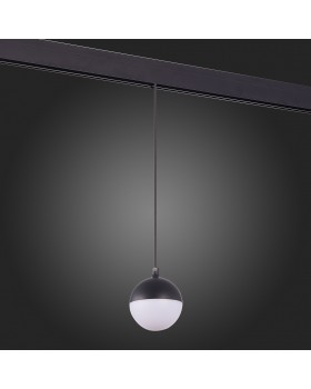 ST358.443.07 Магнитный трековый светильник подвесной Черный LED 1*7W 4000K 520Lm Ra>80 120° IP20 D90xH90 48V PIBOLE-foto8