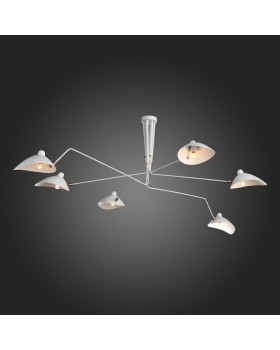 SL305.502.06 Люстра потолочная ST-Luce Белый/Белый E27 5*60W SPRUZZO-foto6