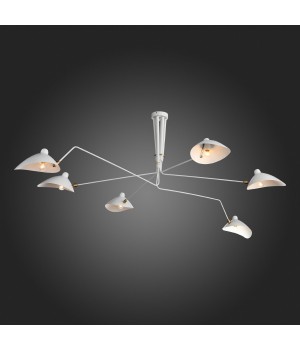 SL305.502.06 Люстра потолочная ST-Luce Белый/Белый E27 5*60W SPRUZZO-foto6