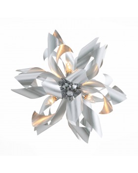 SL453.003.06E Люстра подвесная ST-Luce Алюминий/Алюминий E14 6*40W SPIRAGLIO-foto3