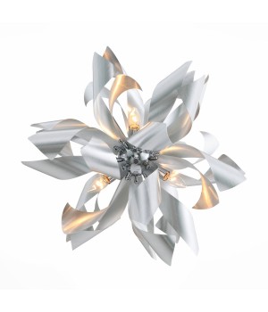 SL453.003.06E Люстра подвесная ST-Luce Алюминий/Алюминий E14 6*40W SPIRAGLIO-foto3