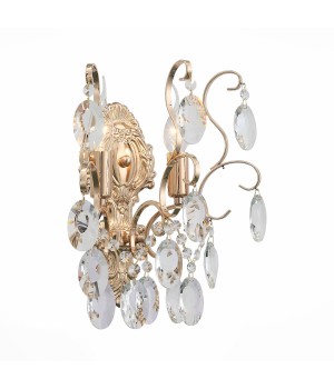 SL846.201.02 Бра ST-Luce Золотистый/Прозрачный E14 2*40W ORECCHINI-foto2