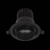 ST701.448.12 Св-к встр. Zoom Черный LED 1*12W 4000K 960Lm Ra90 15°-60° IP20 D115xH95 170-240V ST701