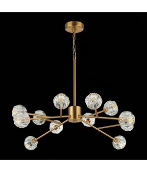 SL1166.303.12 Светильник подвесной ST-Luce Латунь/Прозрачный G9 LED 12*5W ROMANO-foto8