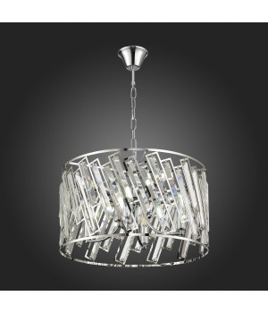 SL1103.113.08 Светильник подвесной ST-Luce Хром/Прозрачный,Хром E14 8*60W LETINA-foto4