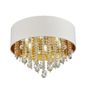 SL1350.502.06 Светильник потолочный ST-Luce Хром/Белый, Золотистый, Прозрачный E14 6*40W LACCHIA-foto11