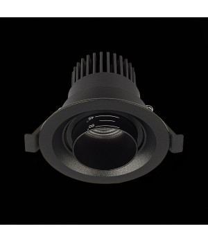 ST701.448.07 Св-к встр. Zoom Черный LED 1*7W 4000K 560Lm Ra 15°-60° IP20 D90xH65 170-240V ST701-foto6