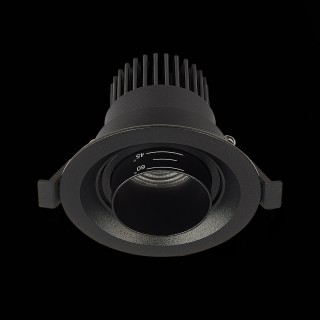 ST701.448.07 Св-к встр. Zoom Черный LED 1*7W 4000K 560Lm Ra 15°-60° IP20 D90xH65 170-240V ST701-foto6