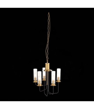 SL336.303.05 Люстра подвесная ST-Luce Коричневый, Бронза/Бежевый E14 5*60W DELAVERA-foto3