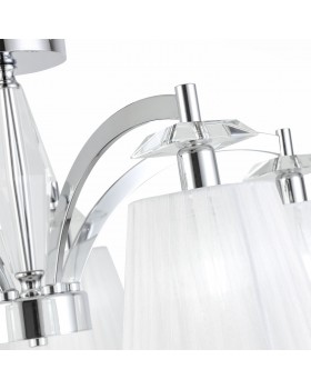 SL1756.102.05 Светильник потолочный ST-Luce Хром/Светло-серый E14 5*40W BELLO-foto10