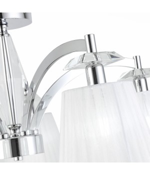 SL1756.102.05 Светильник потолочный ST-Luce Хром/Светло-серый E14 5*40W BELLO-foto10