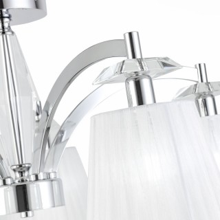 SL1756.102.05 Светильник потолочный ST-Luce Хром/Светло-серый E14 5*40W BELLO-foto10